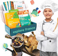 eat2explore Cooking Kits for Kids – Interactive & Educational Kids Cooking Sets Real for Ages 5 and Up,3 Recipe Cards & Global Ingredients – Fun Gift for Young Chefs (France Edition)