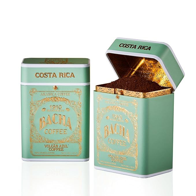 Bacha Coffee | Volcán Azul Single Origin Signature Nomad Collection, 100% Arabica Specialty Coffee, Ground Beans, Medium Roast, 250g