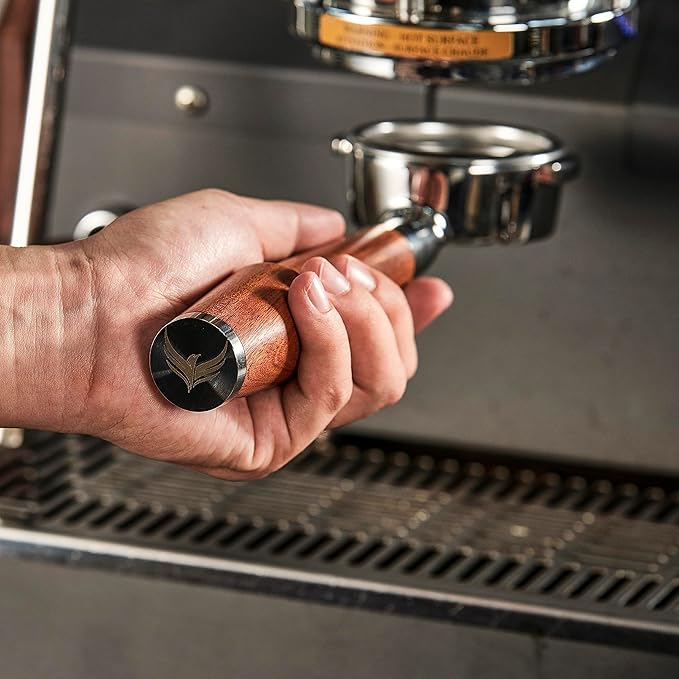 Espresso Accessory Kit for Breville - Tamping Station, Stainless Steel Dosing Cup, Bottomless Portafilter, Distribution Tool, 30lb Tamper