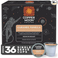 Copper Moon Single Serve Coffee Pods for Keurig K-Cup Brewers, Medium Roast, Caramel Vanilla Blend, 36 Count