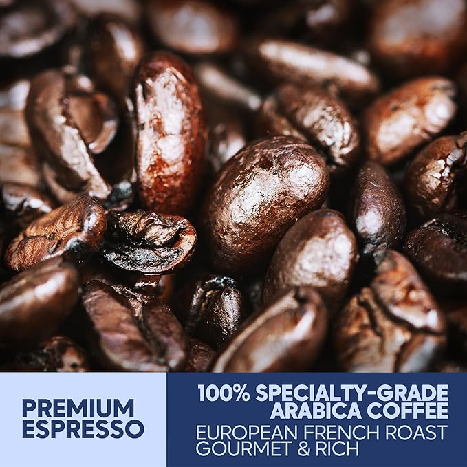 Sarasota Coffee Ground Espresso | Dark Roast Gourmet Coffee Grounds | Low Acid, Mold Free, Specialty Grade, Bulk Ground Espresso Coffee | 5lb (80 oz)