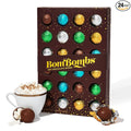 BomBombs, Hot Chocolate Bombs, Includes Fudge Brownie, Caramel, S’Mores, Cookies & Cream, and Peppermint Cocoa Bombs Filled with Marshmallows, Set of 24