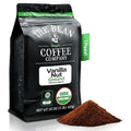 The Bean Organic Coffee Company Vanilla Nut, Medium Roast, Ground Coffee, 16-Ounce Bag,Café molido tostado organico