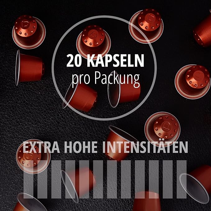 240ct Dark Roast Espresso Variety Pack | Compatible with Nespresso | Aluminum Coffee Capsules | Intensity 10 11 12 | High Intensity Espresso Lungo Ristretto
