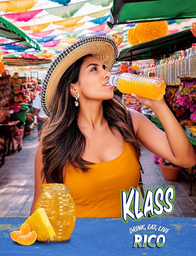 Klass Aguas Frescas | Drink Mix Pineapple Tangerine | Sugar Free! (40 Count Powder Stick Packs)
