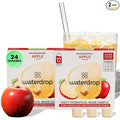 Waterdrop Hydration Cubes with Vitamin C, B3, B5 & Electrolytes, Apple Flavor, Flavored Water Enhancer Electrolyte Cubes for Still & Sparkling Water, Sugar Free, Low Calorie, On the Go, Vegan, 24 Ct