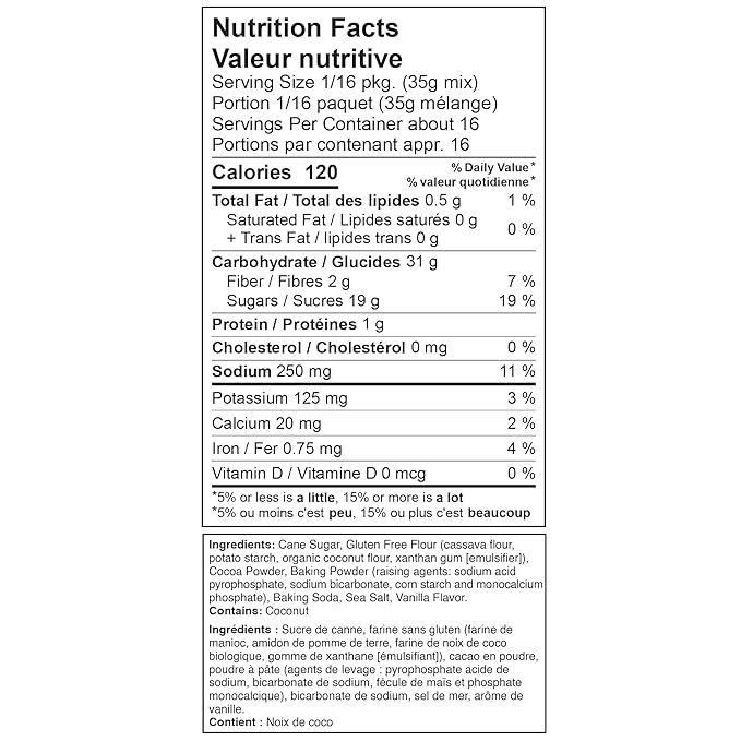 XO Baking Co. Gluten Free Chocolate Cake Gourmet Cake Mix; Non-GMO; Kosher; Rice Free; Soy Free; Dairy Free; Peanut Free; No Preservatives; No Artificial Flavors or Colors, 19.5oz (Pack of 6)