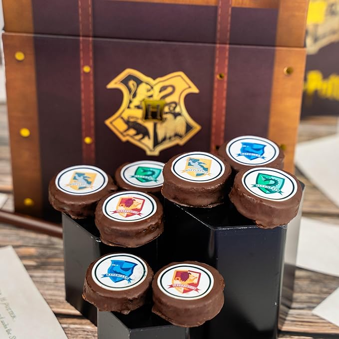Harry Potter Acceptance Letter Explosion Box by Send A Cake – Ready to Gift, No Assembly Needed – Includes 8 Chocolate Brownies – Magical Birthday & Celebration Gift for Women, Men, Adults, Kids