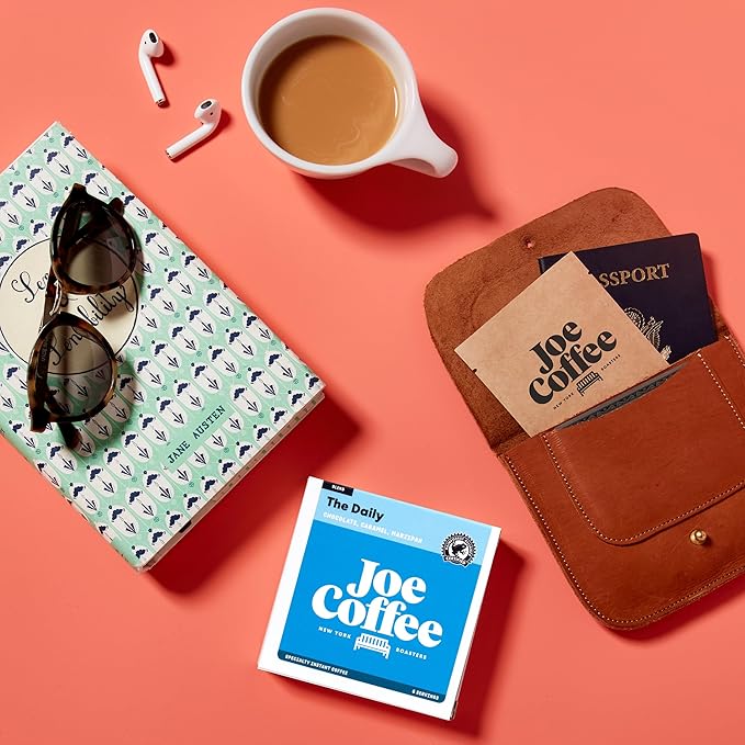 Joe Coffee Company - Nightcap Decaf Specialty Instant Coffee Packets (6 Sachets) | NYC Roaster, Kosher, Climate-Friendly