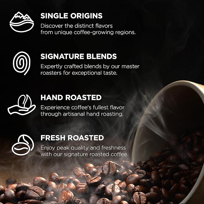 Fonte Coffee Roaster - Whole Bean Coffee - Medium-Dark Fresh Roast - Roasted in Seattle - Single Origin - Sweet, Caramel, Cocoa - 12 oz - F2