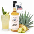 Top Hat Agave Nectar - Made with Organic Agave Nectar - Agave Syrup Sweetener for Cocktails, Mocktails, Lemonades, Coffee, Tea & Desserts - 32oz Bottle