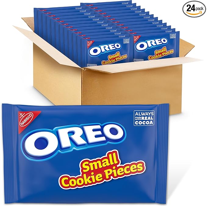 OREO Chocolate Sandwich Cookies Small Cookie Pieces, 24 - 1 lb Bags