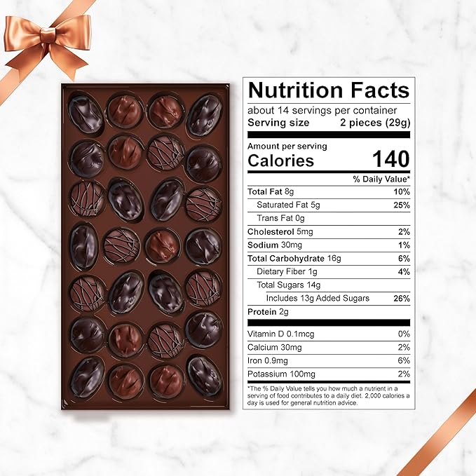 RUSSELL STOVER Assorted Milk & Dark Chocolate Dessert Inspired Truffles Candy Gift Box, 14.9 oz.