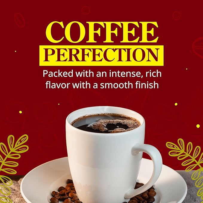El Coquí Dark Roast Espresso Ground Coffee, Rich, Ground Coffee, Bulk Coffee, Authentic Puerto Rican Style Coffee, Vacuum Sealed, Ground Espresso Beans, 6 oz (24 pack)