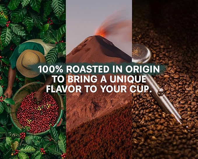 COFFEE 46 HUNDRED® Antigua Guatemala Ground Bean Specialty Coffee from Guatemala - 100% Arabica Single Origin - Medium Roast - 311g/11oz - High Altitude Coffee - Grown at 5,000 ft