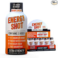 Cherry Limeade Extra Strength Energy Shot 10 pk – 260mg Natural Caffeine B12 B6 – Energy & Focus Support – 2 Servings Sugar Free Zero Calorie Green Tea B-Vitamins Electrolytes Vegan – 1.93 fl oz