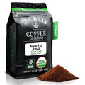 The Bean Organic Coffee Company Mocha Java, Medium Roast, Ground Coffee, 16-Ounce Bag,Café molido tostado organico