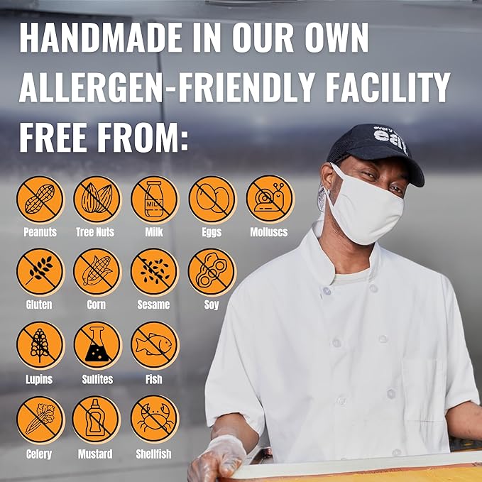 Every Body Eat Snack Thins, Gluten & Dairy Free, Vegan, School Safe Lunch Snacks, Cheese-Less (20 Single Serve Bags, 1.1oz)