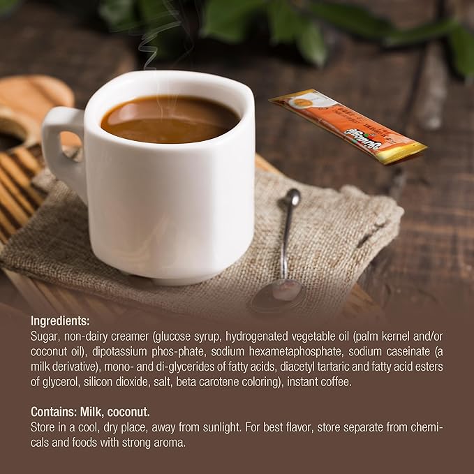 Vinacafe Premium 200 Sticks 3 in 1 Instant Coffee Mix, 100 Coffee Sticks Single Serves in 2 Packs