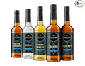 Café Le Rou Coffee Syrup Sugar Free Variety 25.4oz Vanilla, French Vanilla, Caramel, Salted Caramel, Hazelnut - (Sugar Free Variety, 5-Pack) Flavoring Syrup for Coffee, Tea and Espresso Made in the USA