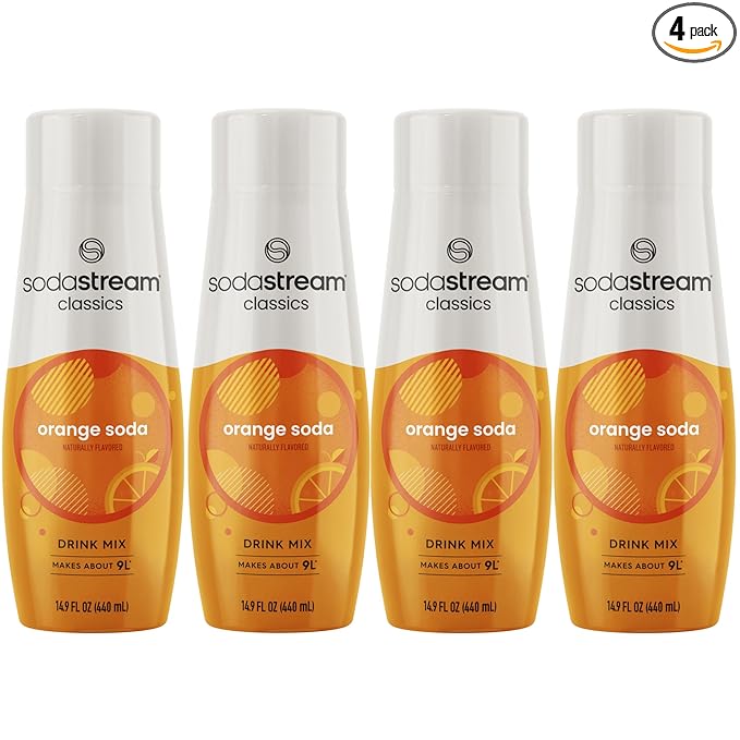 SodaStream Orange, 440ml 4-Pack