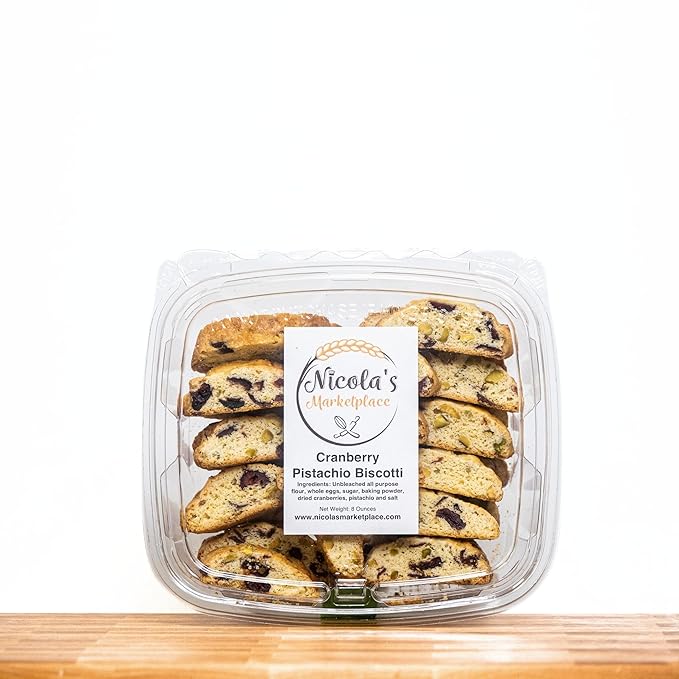 Biscotti Lovers – Gourmet Artisanal Biscotti Assortment, Softer Texture | 7 Premium Flavors – Cranberry Pistachio, Chocolate Hazelnut, Vanilla Bean & More – Ideal for Coffee, Tea & Gifting