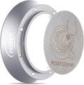 58mm Espresso Dosing Funnel & 58.5mm Puck Screen,PUSEE Coffee Dosing Ring Aluminum Metal,Reusable 1.7mm Thickness 150μm Espresso Puck Screen 316 Stainless Steel Fits 58mm Portafilter