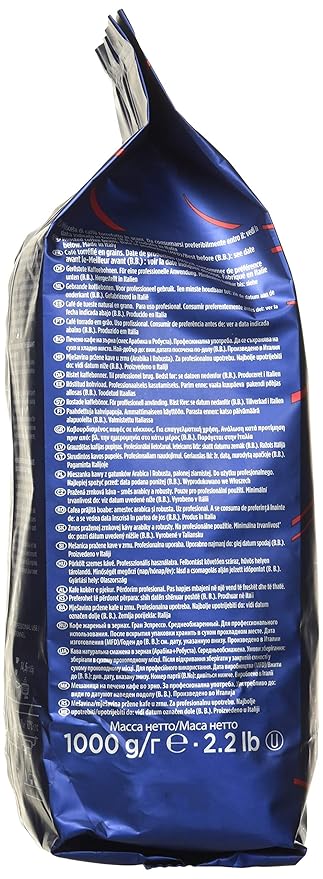 Lavazza medium roast Grand Espresso Whole Bean Coffee, 2.2-lbs (Pack of 2)