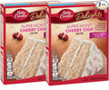 Betty Crocker Super Moist Cake Mix-Cherry Chip-15.25 Oz,2 Pack