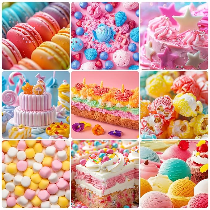 Gel Food Coloring Cake Decorating Set - Jelife 20 Colors Gel Based Flavorless Edible Food Color Dye Vibrant Concentrated Neon Icing Colors for Kids Baking Macaron Frosting Fondant Cookie (6ml/Bottles)