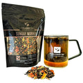 Pure And Easy Tea, Premium Loose Leaf Black Tea with Guava and Strawberry, 100% Natural & Unsweetened, Enjoy Hot or Iced, Makes 30+ Cups, 100g (3.5oz)