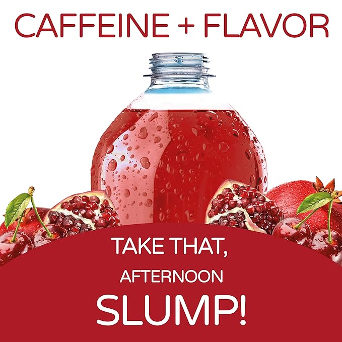 Crystal Light On The Go Cherry Pomegranate Ice Drink Mix, 10-Packet Box (Pack of 6)