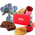 David’s Cookies Gluten-Free Cookies & Brownies in Sweet Sampler Tin – Freshly Baked Classic Chocolate Chip Cookies & Fudgy Brownies – Gourmet Bakery Gift, Dessert Treats for All Ages & Occasions