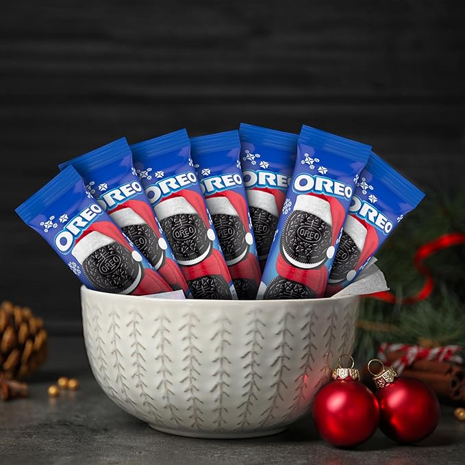 OREO Chocolate Sandwich Cookies, Holiday Cookies, 12 - 4 oz Stocking Stuffer Packs