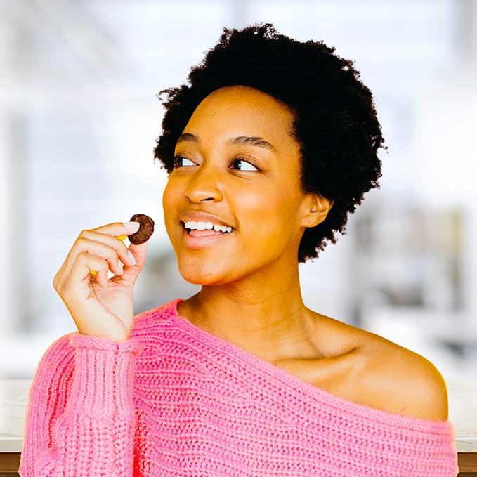 Rule Breaker Vegan & Gluten-Free Cookies | Chocolate Brownie Bites | Plant-Based, Dairy, Nut, Soy, Allergen Free, Kosher | Soft-Baked School Snacks for Kids & Adults | Better-For-You Bites (Pack of 6)