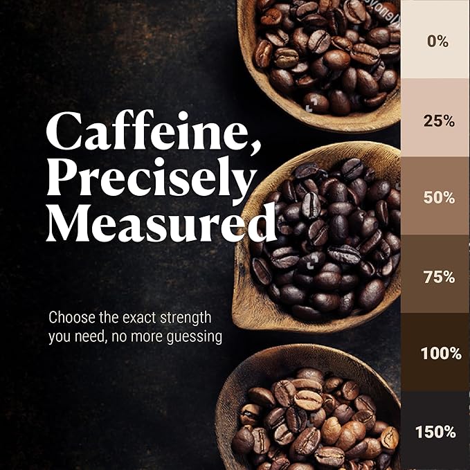 COFFREE Organic Instant Coffee Packets - 100% Caffeine, Low Acid, Mold Free Coffee Made with Medium Roast Arabica Coffee Beans - Smooth & Rich Taste - Hot or Cold Single Serve Packets 24 Pack Box