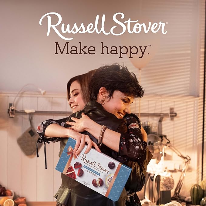 RUSSELL STOVER Assorted Milk & Dark Chocolate Dessert Inspired Truffles Candy Gift Box, 14.9 oz.