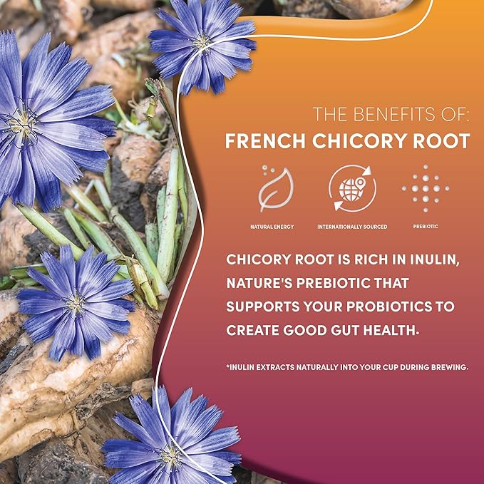 Teeccino Chicory Coffee Alternative - Hazelnut - 11 Ounce - Ground Herbal Coffee That’s Prebiotic, Caffeine Free & Acid Free, Medium Roast