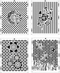 4-Pack Reusable Stencil Set for Crafting, Painting, and DIY Projects – Durable, Versatile, and Easy-to-Use Stencils for Walls, Fabric, Wood, and More