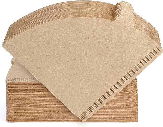Niveaya 200 Count Coffee Filters - Size 02, Natural Paper Coffee Filter, No Blowout, Disposable for Pour Over and Drip Coffee Maker (2-4 Cup)