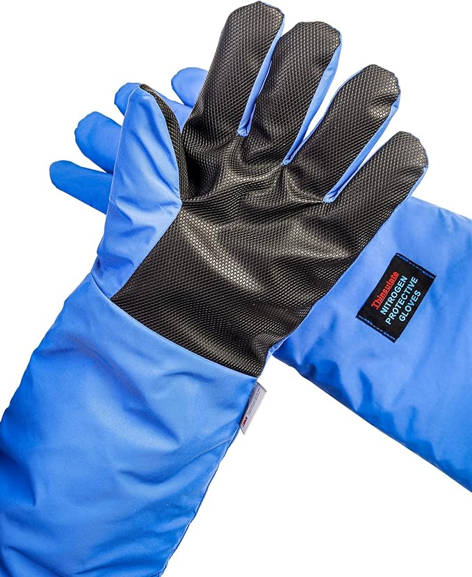 Cryogenic Gloves Low Temperature LN2 Liquid Nitrogen Protective Gloves Cold Storage Safety Frozen Gloves-