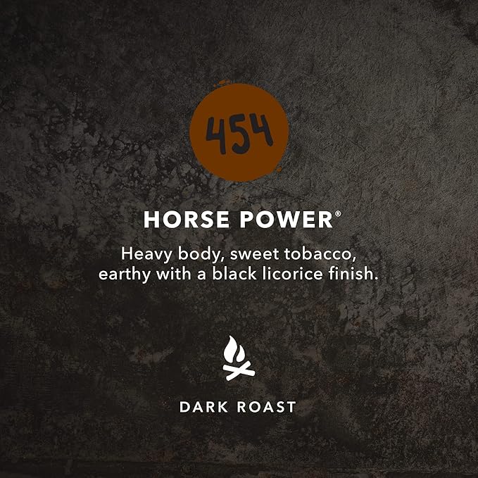 Kicking Horse Coffee, 454 Horse Power, Dark Roast, Whole Bean, 10 oz - Certified Organic, Fairtrade, Kosher Coffee