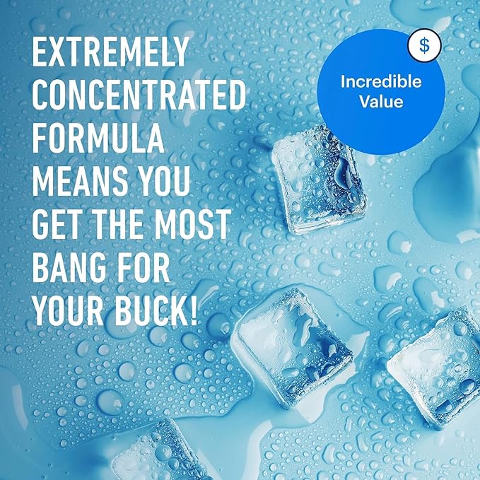 Essential Values Ice Machine Cleaner and Descaler 16 fl oz - Ice Maker Cleaner and Descaler - Compatible with All Major Brands (Scotsman, KitchenAid, Affresh, Opal, Manitowoc)