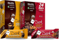 NuGo Dark Variety - Pretzel with Sea Salt 12 Bars & Peanut Butter Cup 12 Bars, 12g Protein Bar, Vegan, Gluten Free, Non-GMO, Kosher Pareve, 24 Count Variety