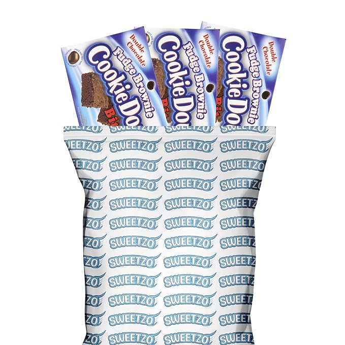 Fudge Brownie Edible Cookie Dough Bites, Small Chocolate Candies, Movie Night Snacks, 3.1 Ounces (Pack of 3)