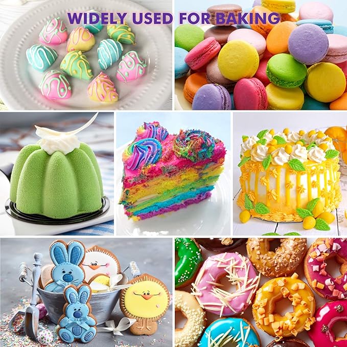 Upgraded Oil Based Food Coloring for Chocolate, 10 Colors , for Candy Melts, Nomeca Edible Food Dye for Baking Cake Decorating Cookies Icing Fondant Meringues - .35 Fl. Oz Bottles