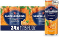 Sanpellegrino Italian Sparkling Drink Aranciata, Sparkling Orange Beverage, 24 Pack Of Cans