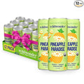 wildwonder Sparkling Probiotic Drink 12pk, For Gut Health & Immune Support, Pineapple Paradise, 5g Prebiotic Fiber, Live Probiotics, Organic, Vegan, Low Sugar, 12 Pack, 12oz Can, As Seen on Shark Tank