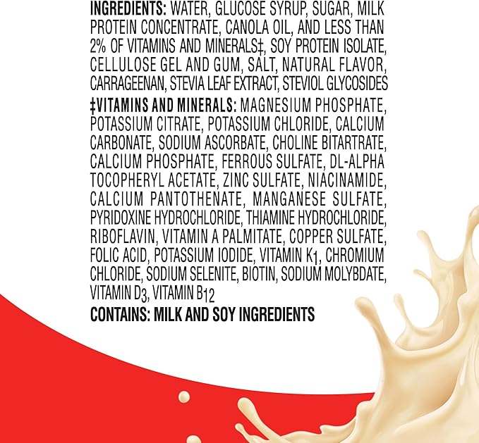 BOOST Original Ready to Drink Nutritional Drinks, Very Vanilla, 8 Fl Oz Bottles, Pack of 24