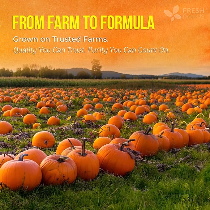 FreshDrinkUS, 330 Premium Pumpkin Seed Oil Softgels with Saw Palmetto, 3000mg Per Serving, Cold Pressed, Pure Virgin Oil, Great Hair Support, Non-GMO, Gluten-Free, Vegan